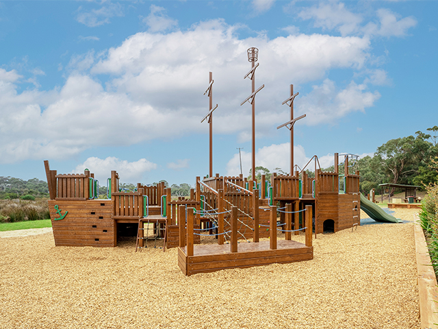 Boat-Themed Playground By The River